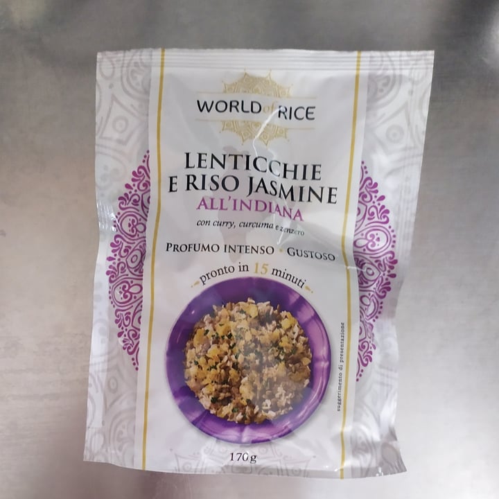 photo of World of rice Lenticchie E Riso Jasmine All'indiana shared by @andreino on  24 Jul 2022 - review