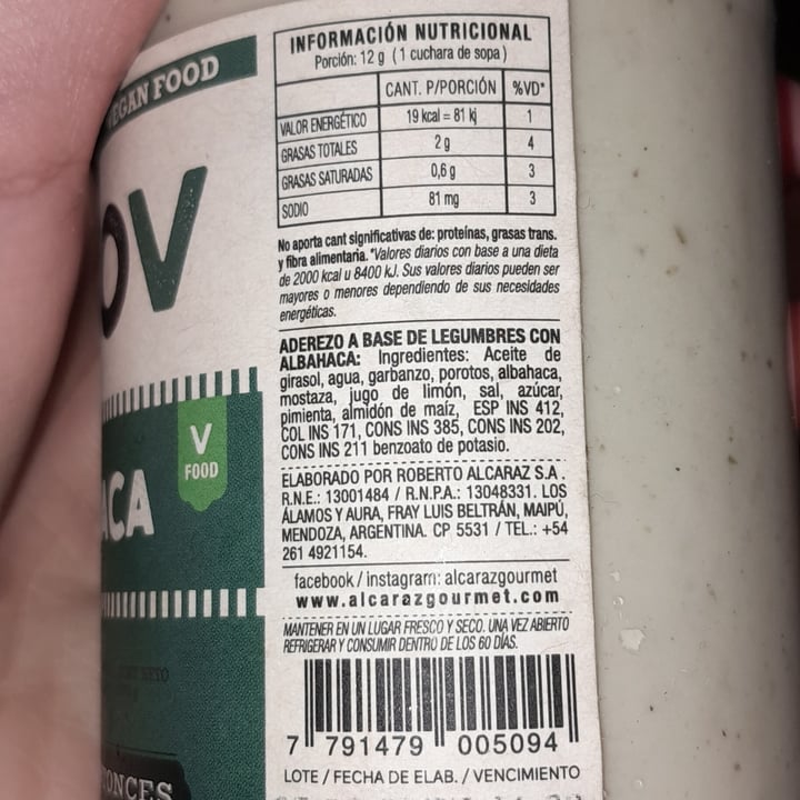 review photo of recetas de entonces Mayonesa De Albahaca shared by @sofiamilla on 28 Aug 2022 - review