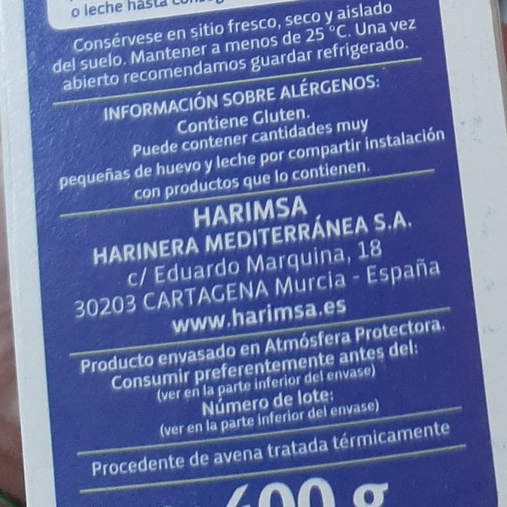 review photo of Harimsa Harina de Avena shared by @miriamnortes on 07 Oct 2022 - review