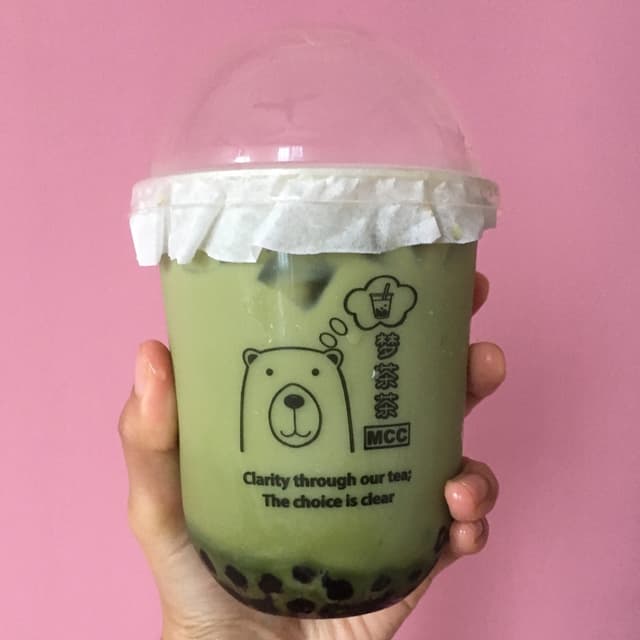 Foto del plato “Uji Matcha Boba Tea”