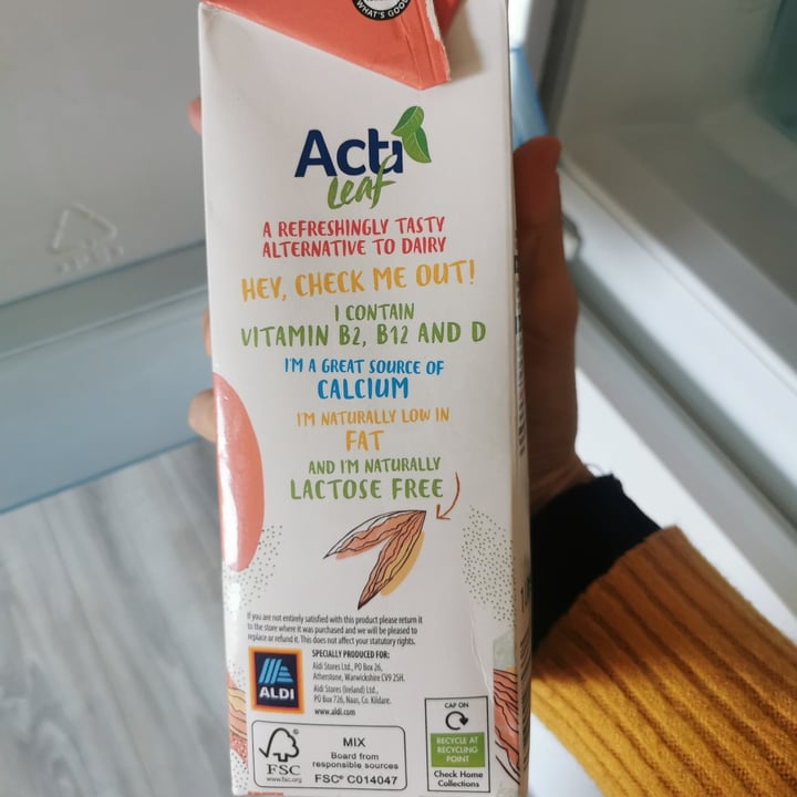 photo of Acti Leaf Oat milk shared by @margherita2030 on  09 Apr 2022 - review