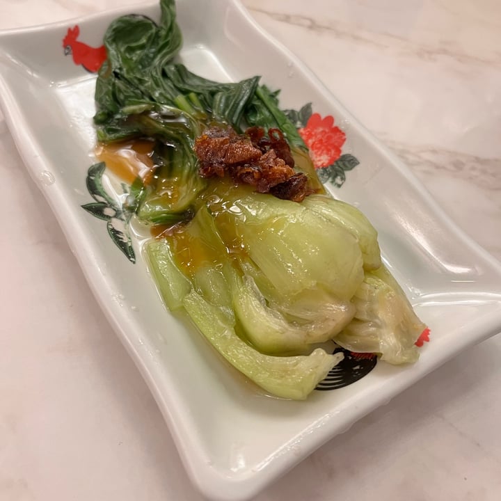 review photo of Jew Kit Hainanese Chicken Rice Bok Choi shared by @veganlover123 on 04 May 2022 - review