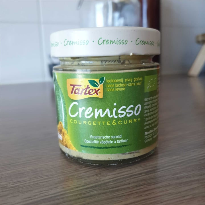 photo of Tartex Cremisso Courgette And Curry Spread shared by @mdvanderjagt on  18 May 2020 - review