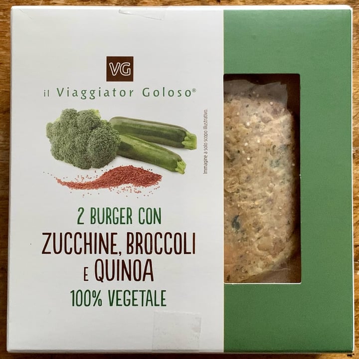 photo of Il Viaggiator Goloso 2 burger con zucchine broccoli e quinoa shared by @calcabrina on  08 May 2022 - review