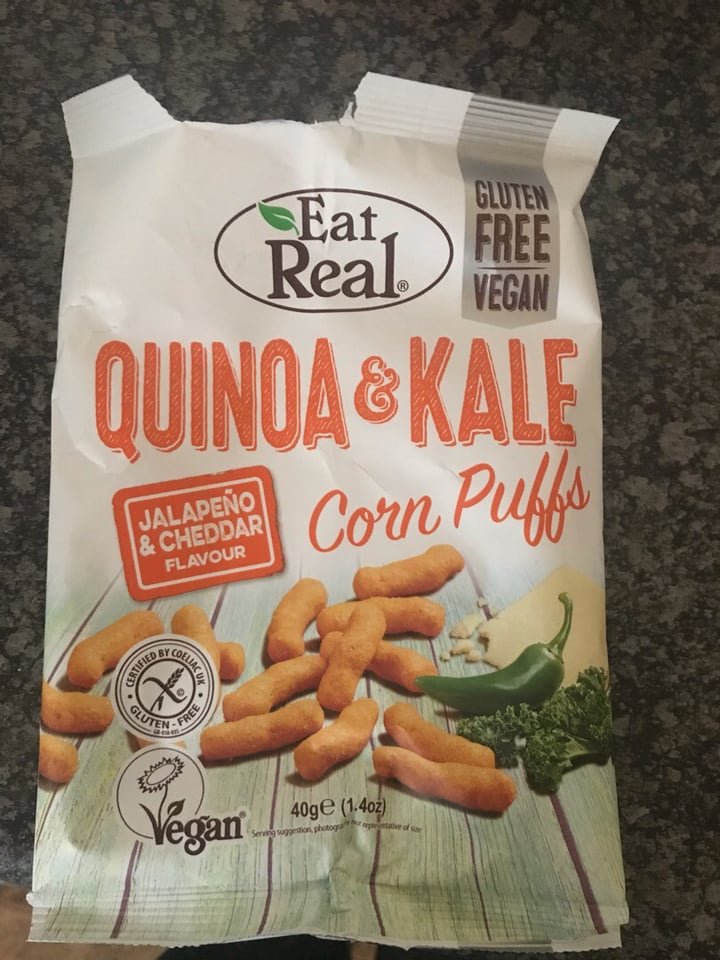 photo of Eat Real Jalapeno & Cheddar Quinoa Puffs shared by @shanwels on  31 Jul 2019 - review