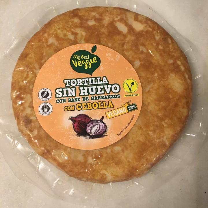 photo of My Best Veggie Tortilla precocinada con base de garbanzos shared by @lucy90 on  25 Apr 2021 - review