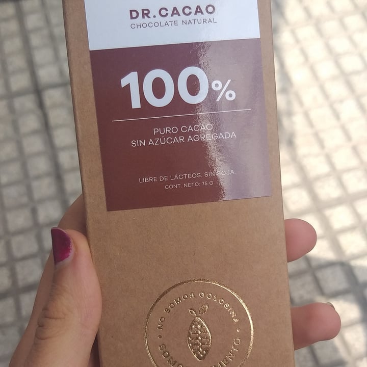 photo of Dr. Cacao Chocolate 100% Cacao Sin Azucar shared by @i4berry on  06 Mar 2022 - review