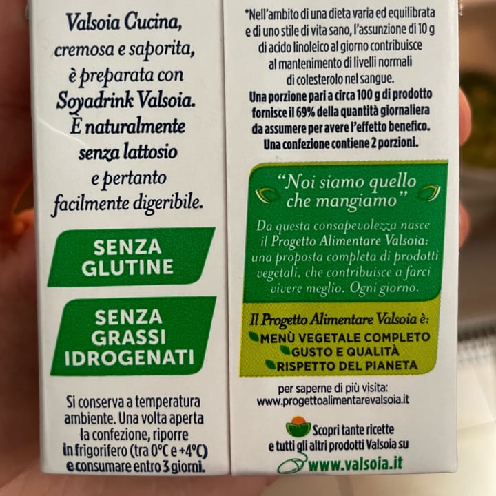 review photo of Valsoia Panna 100% Vegetale shared by @rossanagolia on 12 Jun 2022 - review