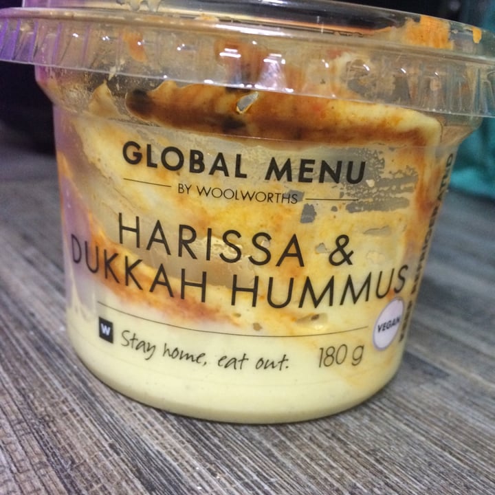 photo of Woolworths Food Harrisa and Dukkah Hummus shared by @sylvacharm on  09 Nov 2020 - review