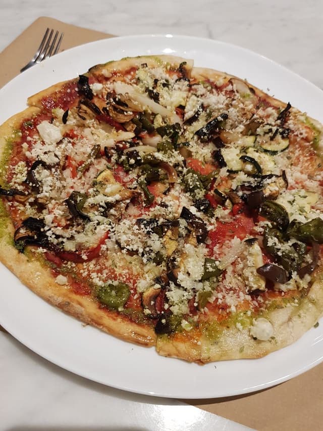 Foto del piatto “Pizza vegetal”