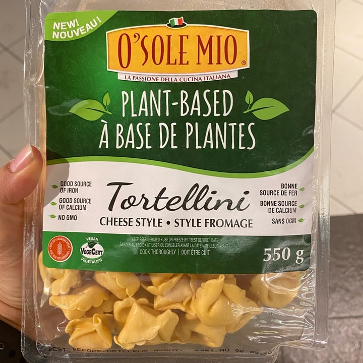 review photo of O'sole mio Vegan Tortellini Cheese Style shared by @allyoucandowithplant on 03 Dec 2021 - review