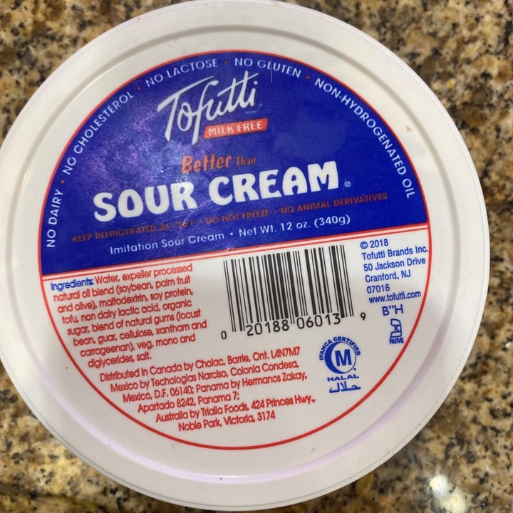 review photo of Tofutti Better than Sour Cream shared by @plantbasedlife123 on 11 Oct 2020 - review