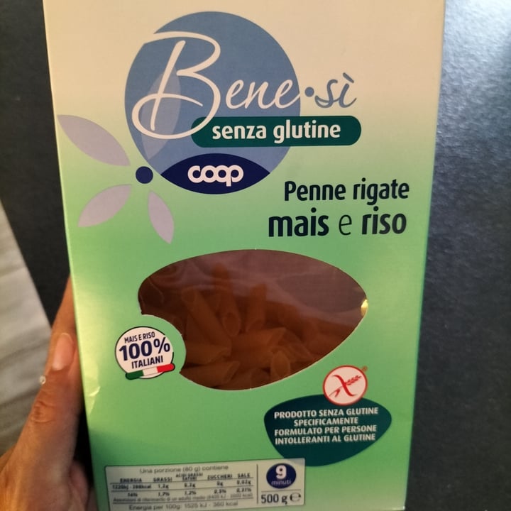 photo of Bene.Si coop Penne rigate mais e riso shared by @marina49 on  12 Sep 2022 - review