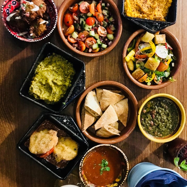 photo of Koocha Mezze Bar Mezze Dishes shared by @theamicablevegan on  31 May 2020 - review