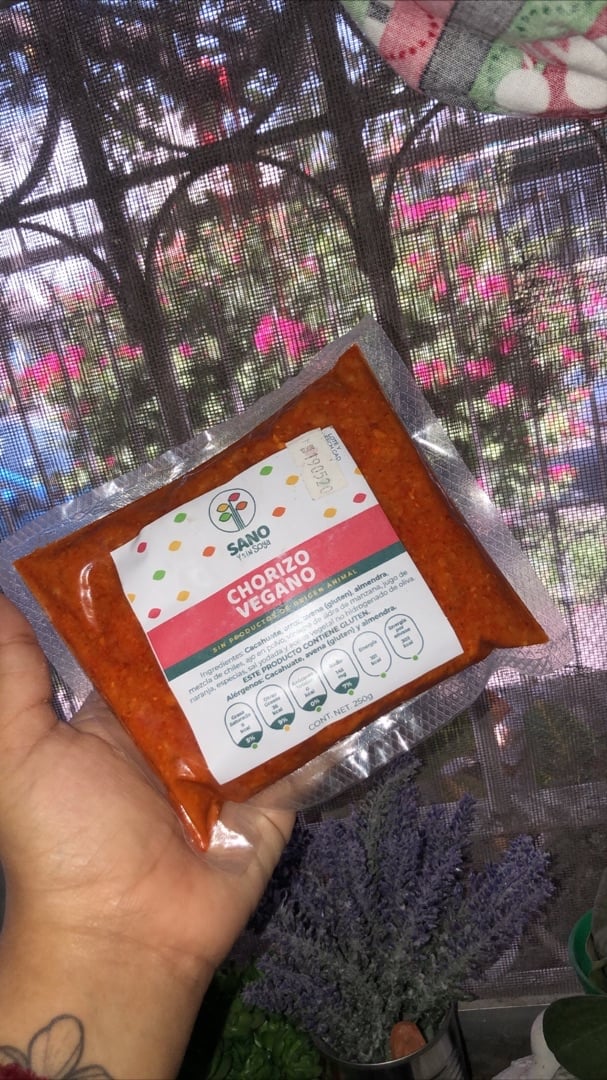 photo of Sano y sin soya Chorizo vegano shared by @fibi on  24 Mar 2020 - review