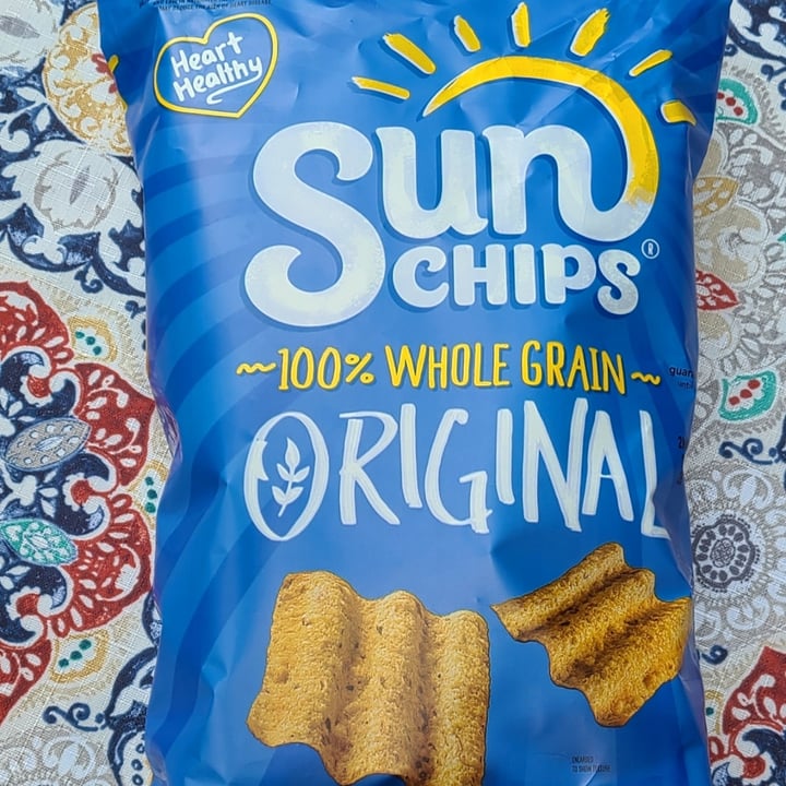 photo of Sun Chips Original chips shared by @vegan4thewin on  30 Aug 2021 - review