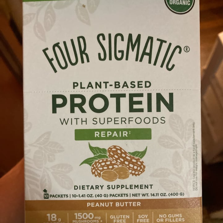 review photo of Four Sigmatic Repair- Plant Base Protien- peanut butter shared by @alleycat1331 on 01 Jun 2022 - review