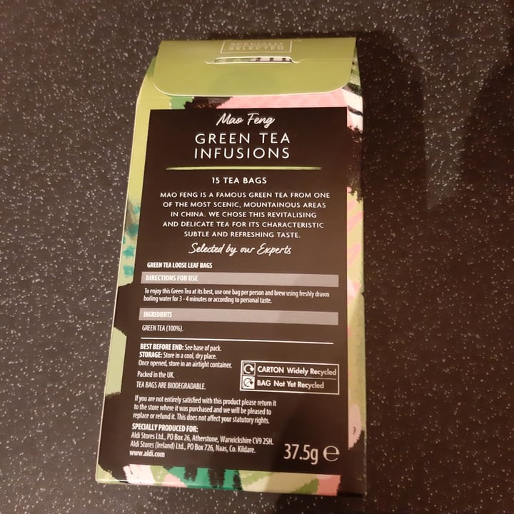 photo of ALDI Mao Feng Green Tea Infusions shared by @erinridley on  13 Feb 2020 - review