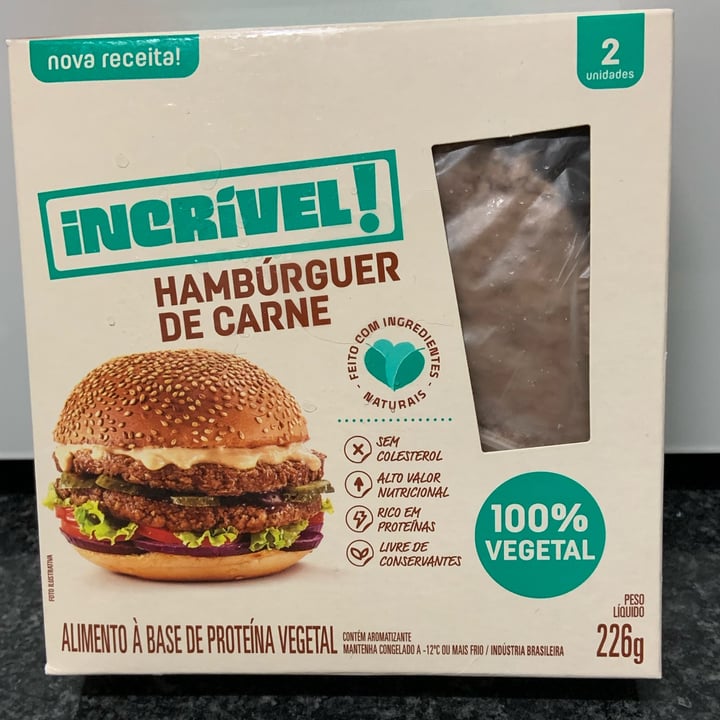 photo of Seara Incrível Hambúrguer de Carne Nova Receita shared by @estreladamanha2009 on  16 Oct 2022 - review