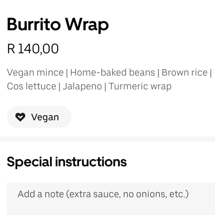 photo of Doppio Zero Burrito wrap shared by @sunshineyum on  19 Jul 2022 - review