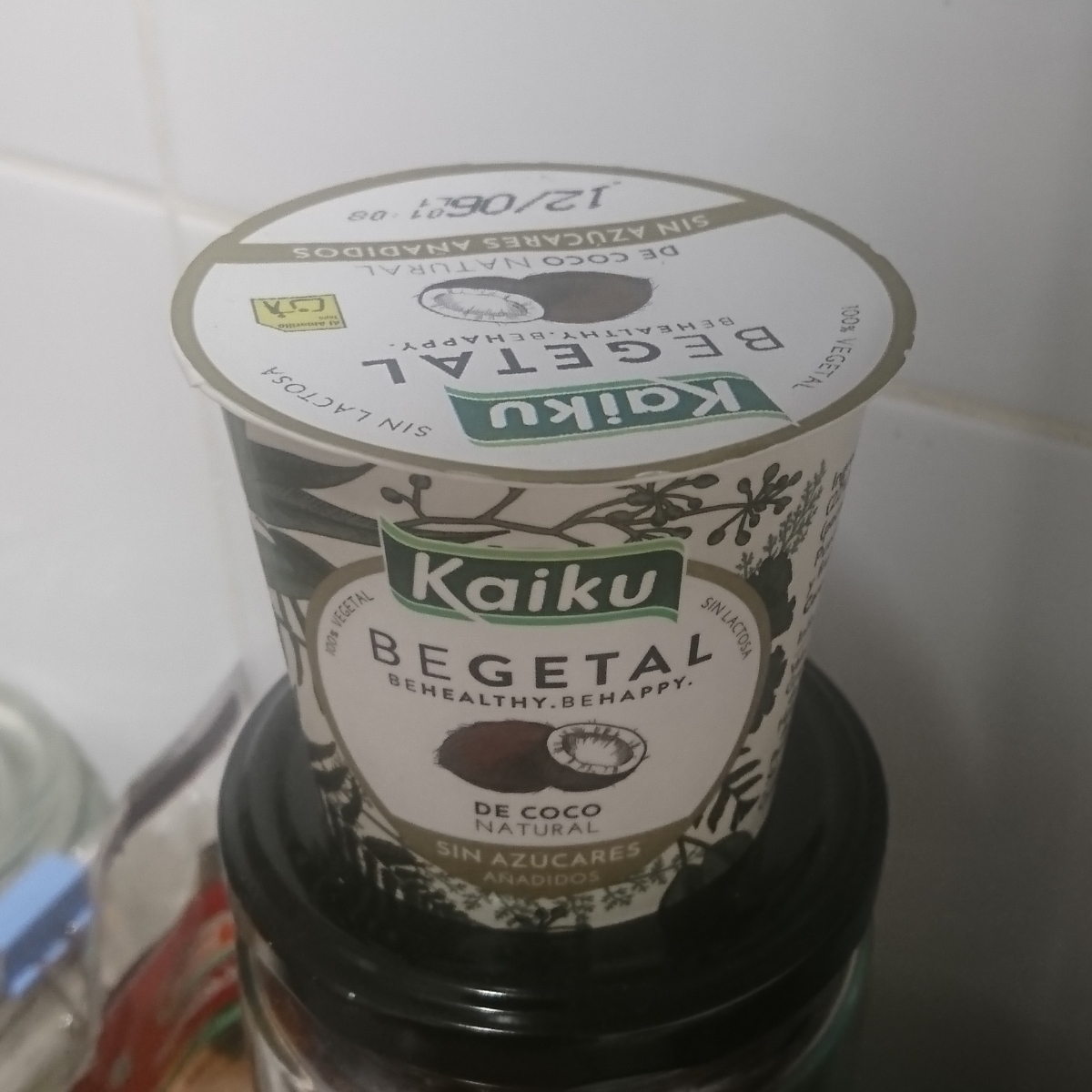 Yogur sabor coco Kaiku