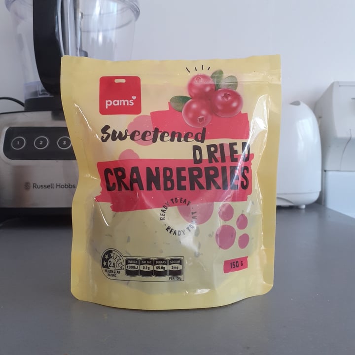 photo of Pams Sweetened, dried cranberries shared by @coconutmochalover on  20 Aug 2022 - review