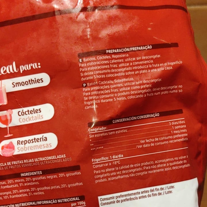 photo of Hacendado Frutos rojos shared by @verolero on  10 Dec 2021 - review