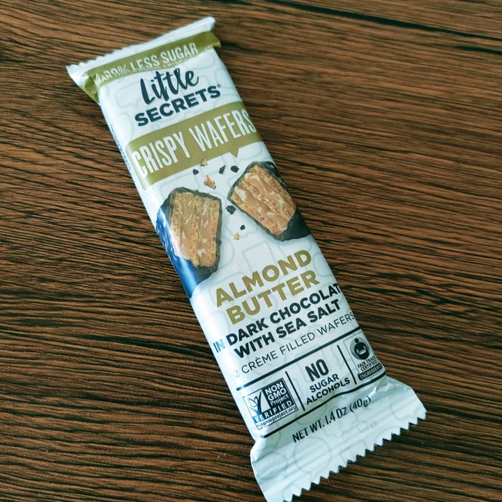 photo of Little secrets Almond Butter in Dark Chocolate with Sea Salt (Creme Filled Wafers) shared by @stevenneoh on  23 Apr 2022 - review