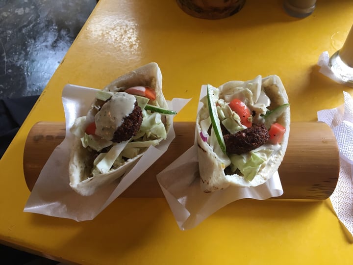 review photo of Happiness Beach Bar Pita Falafel shared by @veganmissjo on 03 Jan 2019 - review