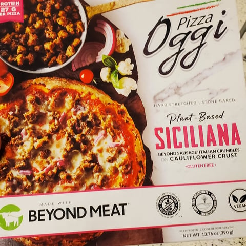 Pizza Oggi Plant-Based Siciliana Pizza 13.76 oz, Pizza