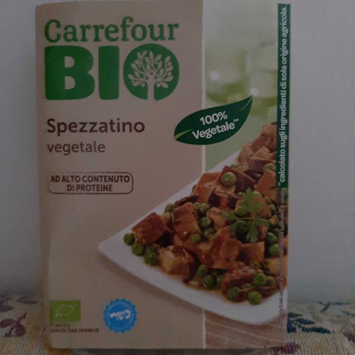 photo of Carrefour Spezzatino vegetale shared by @asioflammeus on  02 Apr 2021 - review