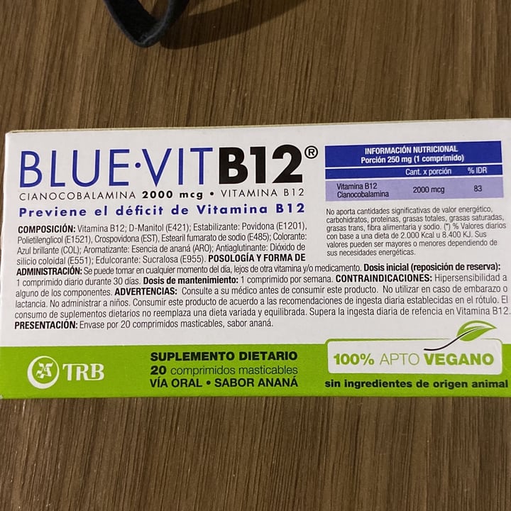 photo of Blue-Vit B12 Vitamina B12 shared by @mauda on  28 Nov 2022 - review