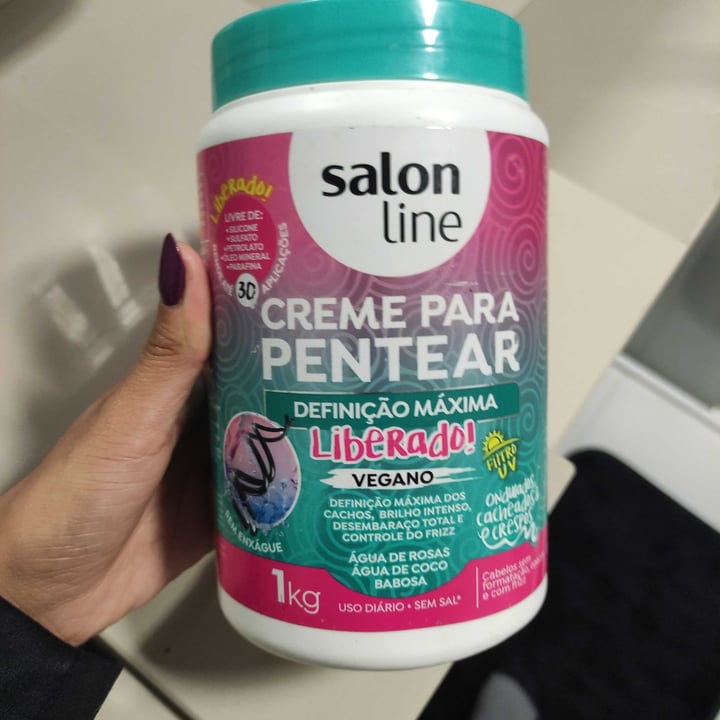 photo of Salon line Creme Para Pebtear Definição Máxima shared by @kesy on  27 Oct 2021 - review