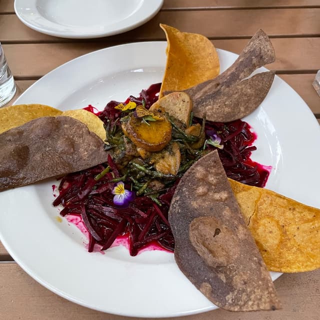 Photo of the dish “King Trumpet Ceviche”