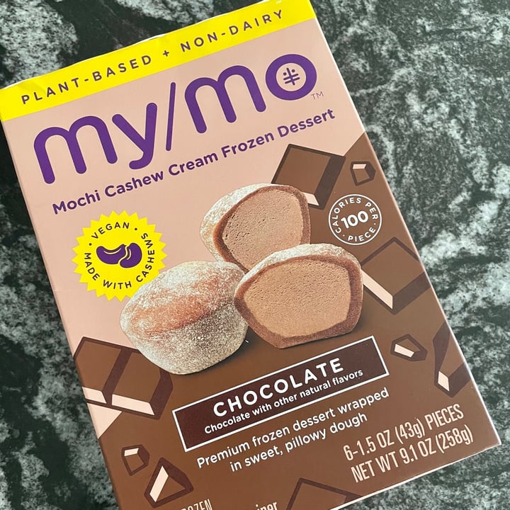 photo of My/Mo Mochi Cashew Cream Frozen Dessert Chocolate shared by @cig on  26 May 2021 - review