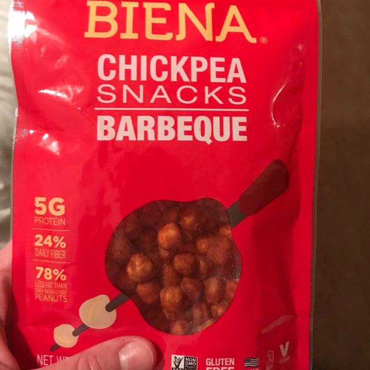 photo of Biena Snacks Chickpea Snacks Barbeque shared by @crisell on  21 May 2020 - review