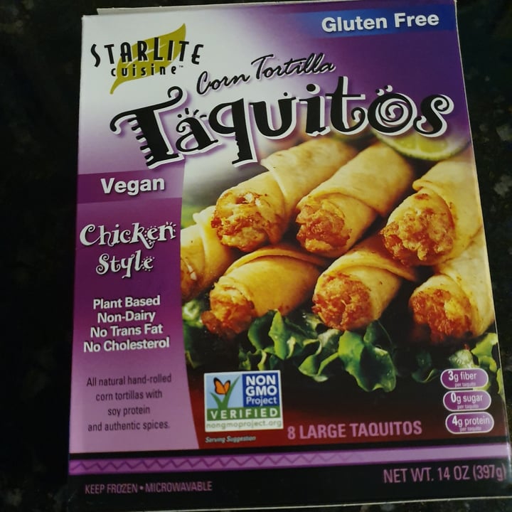 photo of Starlite Cuisine Vegan “Chicken Style” Taquitos shared by @anistavrou on  22 Sep 2020 - review