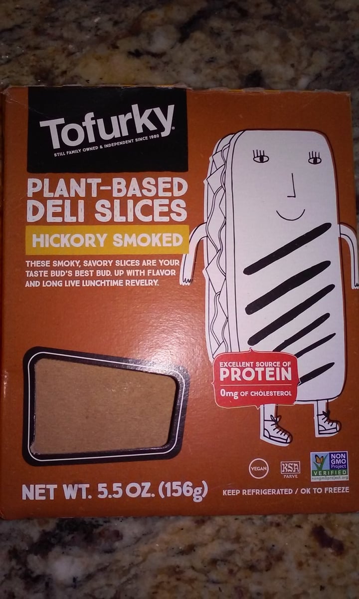photo of Tofurky Plant Based Deli Slices Hickory  Smoked shared by @speciesamused on  12 Nov 2020 - review