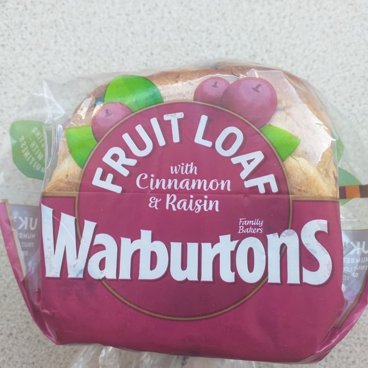 photo of Warburtons Fruit Loaf with Cinnamon & Raisin shared by @klavina on  12 Jun 2021 - review