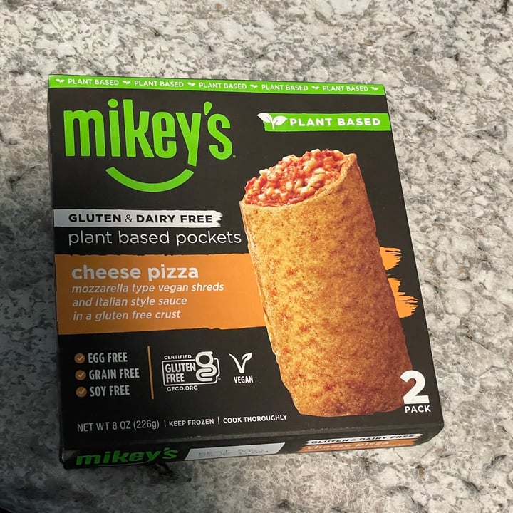 photo of Mikey’s Cheese pizza pockets shared by @thechubbyvegan on  13 Aug 2022 - review
