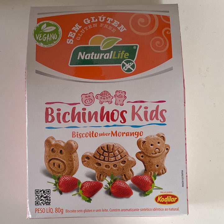photo of NaturalLife Biscoito sabor morango bichinhos kids shared by @elisete on  08 May 2022 - review
