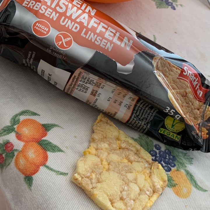 photo of Snack fun - Aldi Protein Maiswaffeln shared by @afefy on  23 Jun 2022 - review