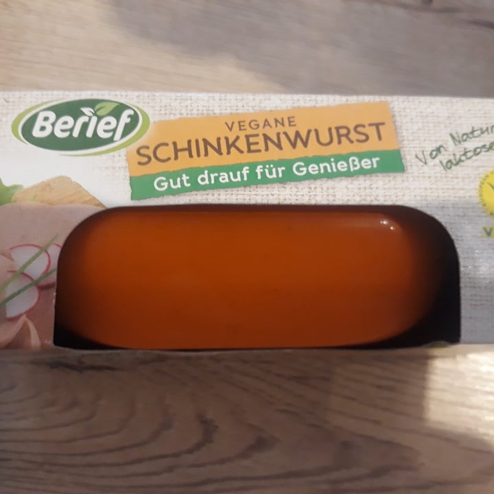 photo of Berief Vegane Schinkenwurst (meat sausage) shared by @sonja0310 on  24 Jul 2021 - review