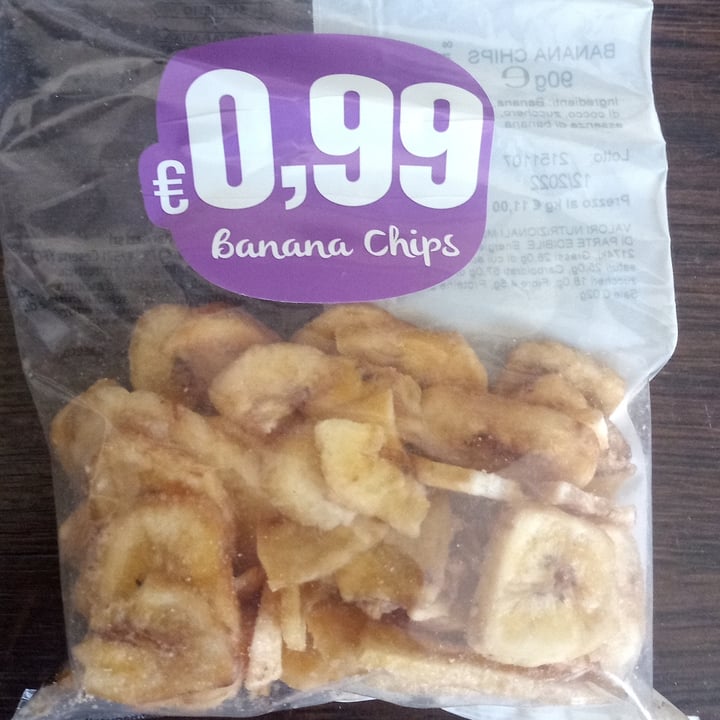 photo of Eurospin Banana chips shared by @mikizeta on  27 Feb 2022 - review