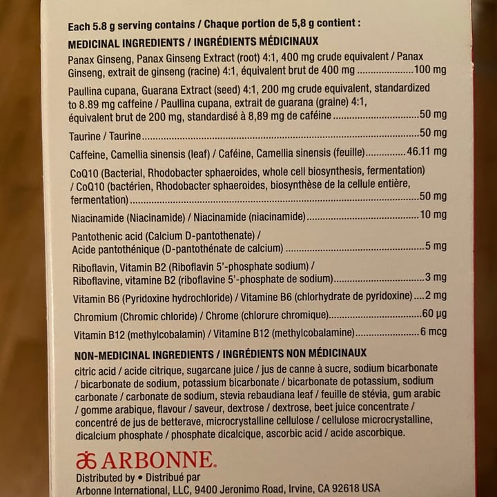 review photo of Arbonne Fizz sticks pomegranate For Energy shared by @missnarciss on 11 Feb 2021 - review