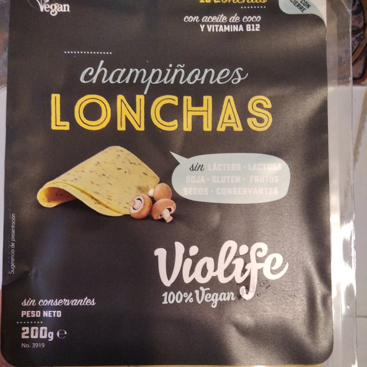 photo of Violife Lonchas Champiñones shared by @martate on  12 Jun 2020 - review