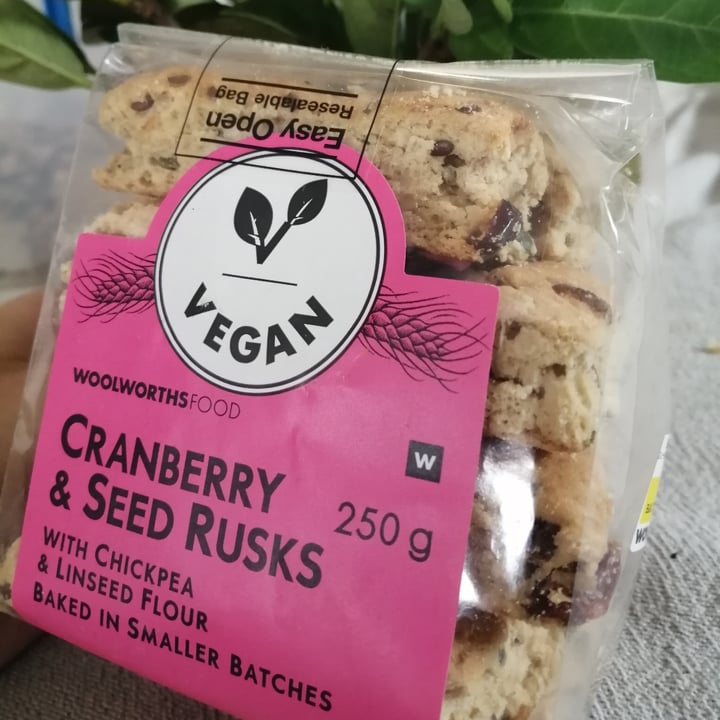 photo of Woolworths Cranberry And Seed Rusks shared by @peninnah on  18 Jan 2021 - review