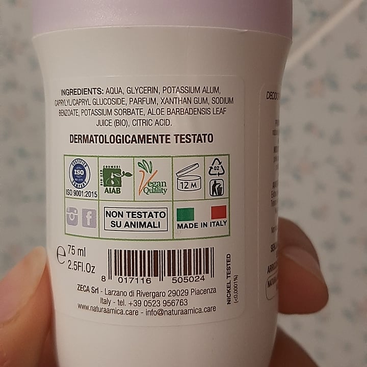 photo of Natura amica Deo roll on talco shared by @irenebertiveg96 on  04 Mar 2022 - review