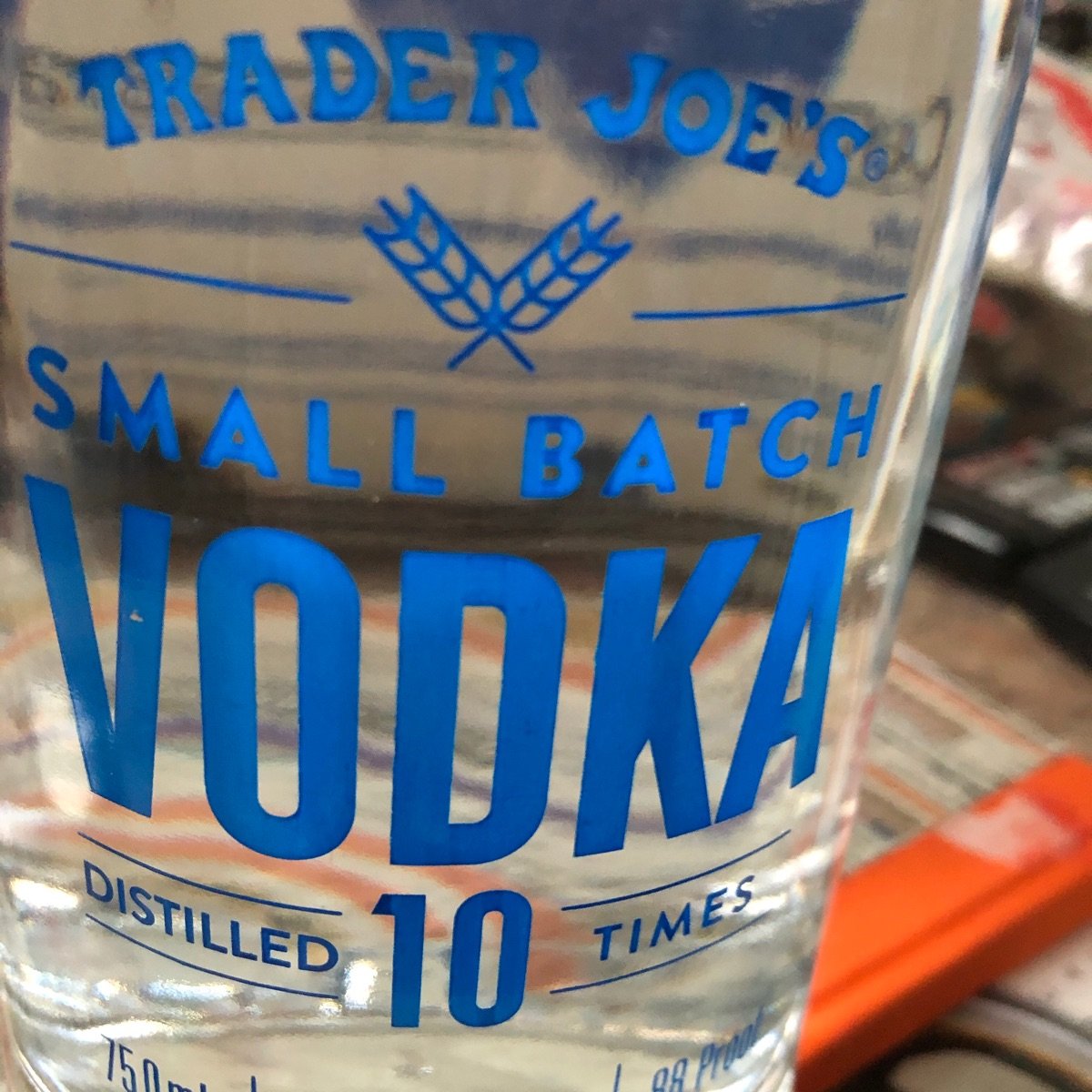 Trader Joe's Small batch vodka Reviews abillion
