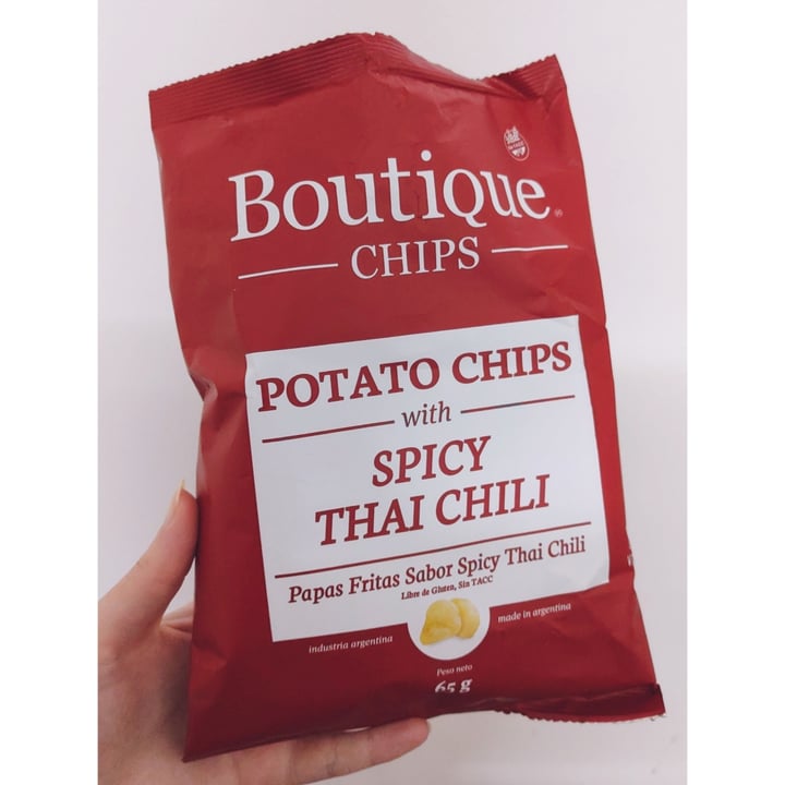 photo of Boutique Chips Company Papas Fritas Spicy  Thai Chili shared by @poni on  11 Jul 2021 - review